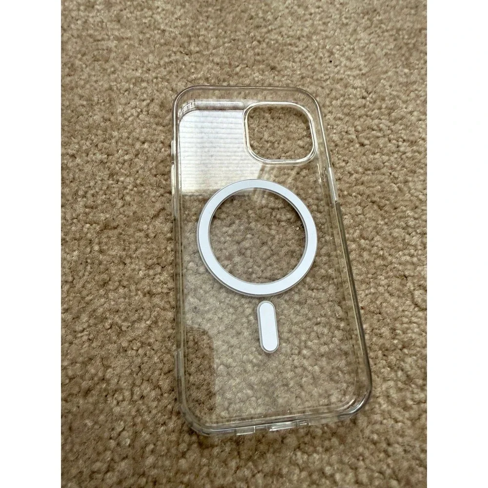 iPhone 15 Clear Case Mag Safe No Brand No Box Phone Case Magnetic Charging